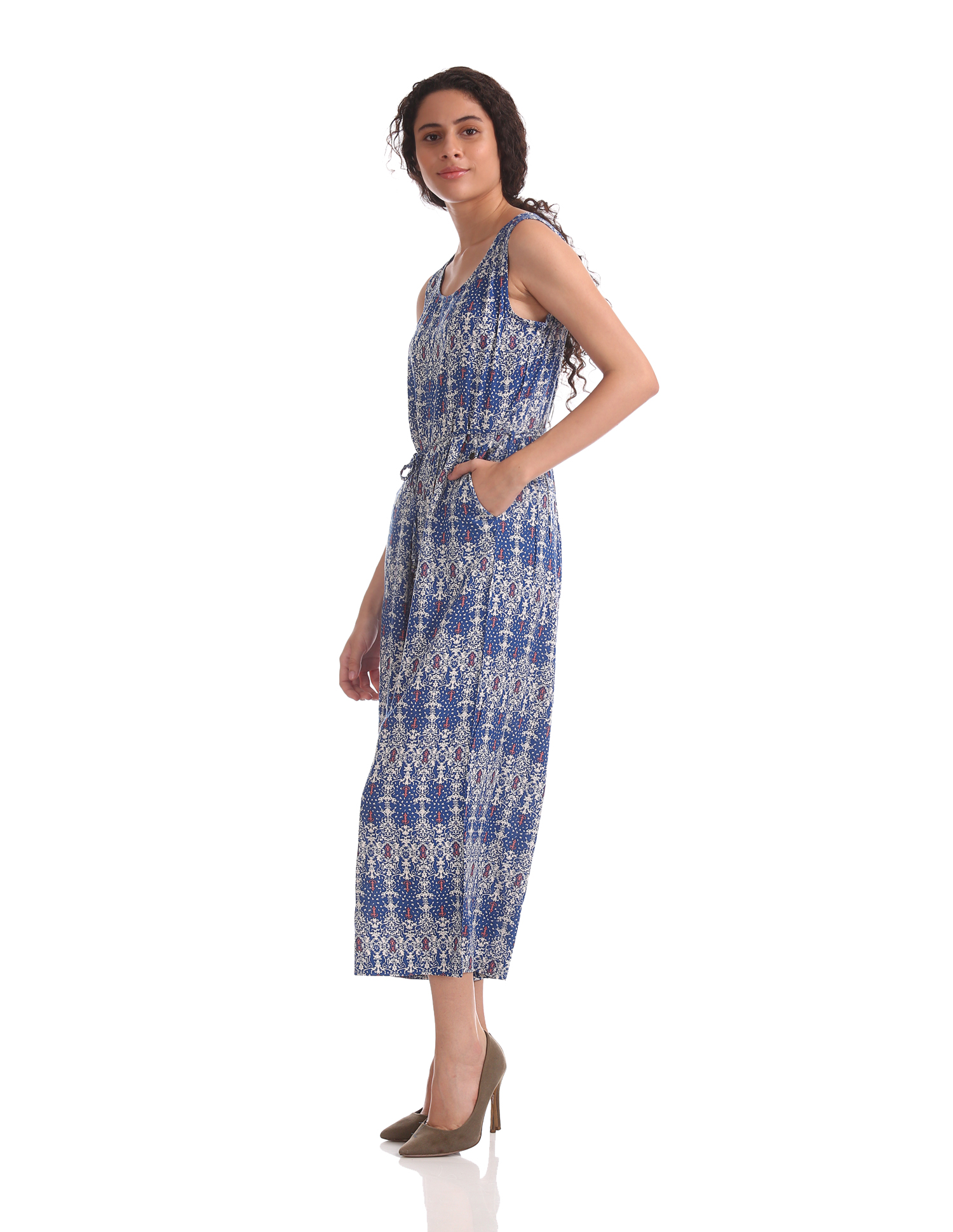 U.S. Polo Assn. Women Casual Wear Printed Jump Suit